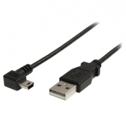 Startech 3 Ft Mini Usb Cable - A To Right Angle Mini B Usb2habm3ra