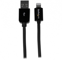 Startech 15cm (6in) Short Black Apple 8-pin Lightning Connector To Usb Cable For Iphone/ Ipod/