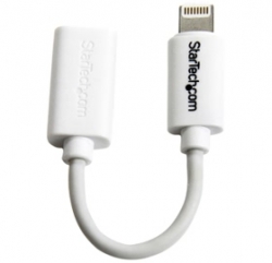 Startech White Micro Usb To Apple 8-pin Lightning Connector Adapter For Iphone/ Ipod/ Ipadapple