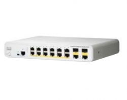 Cisco Catalyst 2960c Switch 12 Fe Poe, 2 X Dual Uplink, Lan Base Ws-c2960c-12pc-l
