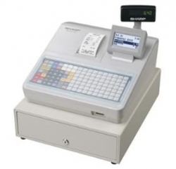 Sharp Xea217w Cash Register With Flat Keyboard, Electronic Journal And Receipt Printer. Colour