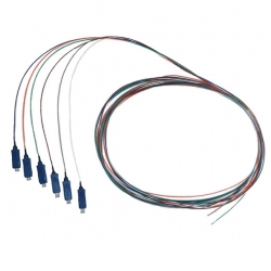 Fibre Pigtail SC OS1/ OS2 Singlemode 2m - 6 pack Rainbow 015.012.0001