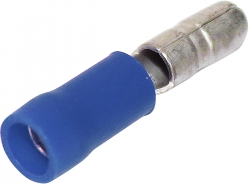 Male Bullet Blue Double Grip 1.5mm² - 2.5mm² - 100 Pack 022.010.0078
