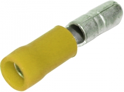 Male Bullet Yellow Double Grip 4mm² - 6mm² - 50 Pack 022.010.0079