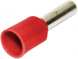 Bootlace Ferrule Red 1.0mm² - 100 Pack 022.010.0085