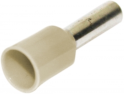 Bootlace Ferrule Ivory 16mm² X18mm - 50 Pack 022.010.0094