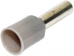 Bootlace Ferrule Grey 2.5mm² X12mm - 500 Pack 022.010.0097