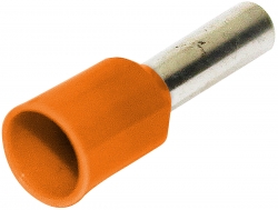 Bootlace Ferrule Orange 4mm² - 100 Pack 022.010.0103