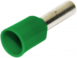 Bootlace Ferrule Green 6mm² X18mm - 50 Pack 022.010.0109