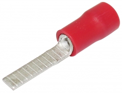 Flat Blade Red Long Double Grip 0.5mm² - 1.5mm² - 100 Pack 022.010.0140