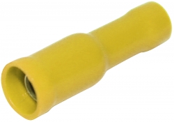 Female Bullet Yellow Double Grip 4mm² - 6mm² - 50 Pack 022.010.0148