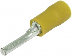 Pin Connector Yellow Double Grip 14mm Pin - 50 Pack 022.010.0157