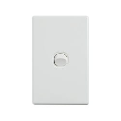 4C | Elegant Wall Switch 1 Gang 250V 16A - Vertical 040.0.0083