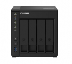 QNAP TS-451D2-2G 4 Bay NAS Intel Celeron J4025 dual-core 2.0 GHz processor 2 GB SO-DIMM DDR4 Hot-swappable 2xRJ45 LAN port 4xUSB3.2 HDMI 2.0 2 yrs