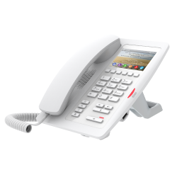 Fanvil H5 Hotel/ Office Enterprise IP Phone - 3.5' Colour Screen, 1 Line, 6 x Programmable Buttons, Dual 10/100 NIC, POE, 2 Years Warranty- White