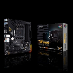 ASUS AMD B550 TUF GAMING B550M-PLUS (Ryzen AM4) mATX Gaming MB, PCIe 4.0, Dual M.2, 10 DrMOS Power Stages, 2.5Gb LAN, HDMI, DP