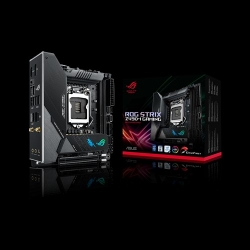 ASUS ROG ROG STRIX Z490-I GAMING Intel Z490 10th Gen LGA1200 Mini ITX MB DDR4 1xDP 1xHDMI 6xUSB3.2 PCIe3.0x16, Aura Sync