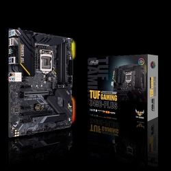 ASUS TUF GAMING Z490-PLUS Intel Z490 10th Gen LGA1200 ATX MB DDR4 1xDP 1xHDMI 6xUSB3.2 2xPCI-E3.0x16, 6xSATA 2xM.2, Thunderbolt, VRM Heatsink, A