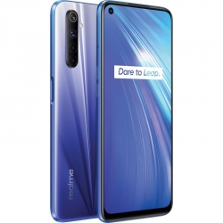 realme 6 Comet Blue- 6.5' fullscreen display, 64MP AI Quad camera, Helio G90T processor, 8GB RAM, 128GB ROM, 4300mAh Battery