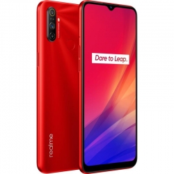 realme C3 Blazing Red - with 6.5' Display, 12MP AI Triple Camera, Helio G70 Processor, 3GB RAM, 64GB ROM, Nano Sim, 5000mAh battery.