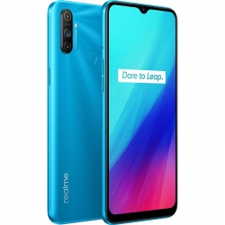 realme C3 Frozen Blue- with 6.5' Display, 12MP AI Triple Camera, Helio G70 Processor, 3GB RAM, 64GB ROM, Nano Sim, 5000mAh battery.