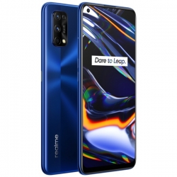 realme 7 Pro 128GB Mirror Blue - 6.4' AMOLED FHD+ Display, Dual Sim, 64MP Sony Quad Camera, Qualcomm 8nm Gaming Processor, 8GB RAM, 4500mAh Battery