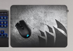 Corsair MM150 Ultra-Thin Gaming Mouse Pad – Medium Size, Anti Slip, Anti Fray, Anti Skid .05mm thick, water resistant. Level with desk