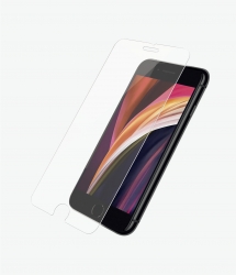 PANZER APPLE IPHONE SE (2020)/8 GLASS SCREEN PROTECTOR- FULL FRAME COVERAGE, ROUNDED EDGES, CRYSTAL CLEAR, 100% TOUCH PRESERVATION