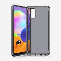 ITSKINS Spectrum 2M Drop Case - Samsung Galaxy A31 Clear/ Smoke- Stay Protected, Slim & Protective, Raised Corners, Drop Certified