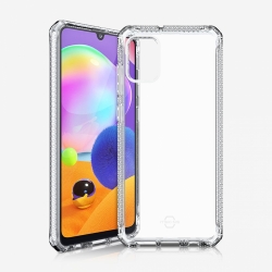ITSKINS Spectrum 2M Drop Case - Samsung Galaxy A31 Clear/ Transparent- Stay Protected, Slim & Protective, Raised Corners, Drop Certified