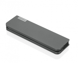LENOVO USB-C Mini Docking Station - 1x HDMI, 1x VGA, 1x USB-C, 1x,USB 3.1, USB 2.1, Audio Jack, Additional Monitor Dock (LS)