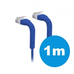 UniFi patch cable with both end bendable RJ45 1m - Blue