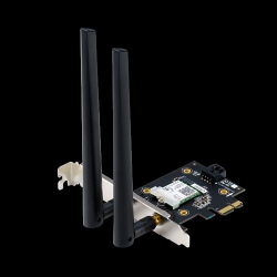 ASUS PCE-AX3000 AX3000 Dual Band PCI-E WiFi 6 (802.11ax) Adapter, 160MHz, Bluetooth 5.0, WPA3, OFDMA, MU-MIMO (WIFI6)