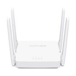 Mercusys AC10 AC1200 Wireless Dual Band Router, 867 Mbps @ 5GHz 300 Mbps @ 2.5 GHz, WPS Button, 1xWAN 1xLAN 4 Fixed Omni-Directional Antenna