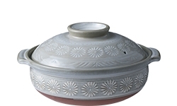 GINPO DONABE HANA NO9 MISHIMA CERAMIC HOT POT