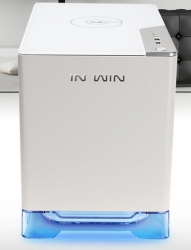 In Win A1-white Mini-itx Pc Case Tempered Glass Side Panel Usb 3.0* 2 Hd Audio Wireless Charging