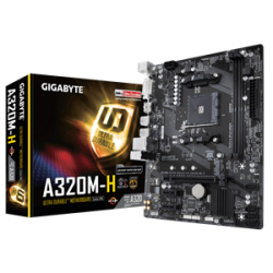 Gigabyte Amd A320 Ultra Durable Am4 2Xddr4 1Xdvi 1Xhdmi 1Xrj45 3Xpci-E Matx 1Xm.2 4Xsata 3 Years Warranty Ga-A320M-H