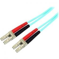 Startech 10m 10 Gb Aqua Fiber Patch Cable Lc/ Lc A50fblclc10