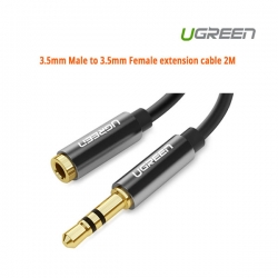 Ugreen 3.5mm Male To 3.5mm Female Extension Cable 2m 10594
