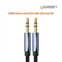 Ugreen 3.5mm Male To Male Aux Cable With Braid 5m 10689 Acbugn10689