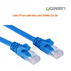 Ugreen Acbugn11202 Cat6 Utp Lan Cable Blue Color 26awg Cca 2m (11202) Acbugn11202