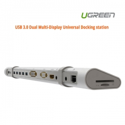 Ugreen Usb 3.0 Dual Multi-display Universal Docking Station 40258