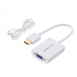Ugreen Hdmi To Vga & 3.5Mm Audio/ Micro Usb Converter (40212) ACBUGN40212