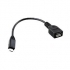 Generic Micro Usb - Otg Usb2.0 Cable 10cm Black Cb-u-af-microb