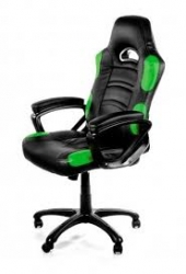 Arozzi Black & Green Enzo Adjustable Ergonomic Motorsports Inspired Desk Chair Aro-enzo-gn
