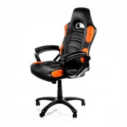Arozzi Black & Orange Enzo Adjustable Ergonomic Motorsports Inspired Desk Chair Aro-enzo-or