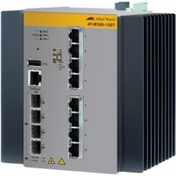 Allied Telesis 8 X 10/100/1000t Ports (hi-poe+ Support), 4 X 100/1000x Sfp, Industrial Switch.