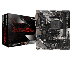 ASRock Supper Alloy Mother Board, Cpu:Amd Am4 Socket, B450M-HDV(R4.0)