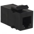 4Cabling Cat 5E Rj45 Snap In Keystone Coupler Black | Pack Of 10 (005.005.0011)