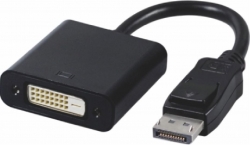 Astrotek Dp Displayport To Dvi Adapter Converter Male To Female Active Connector Cable 15cm -